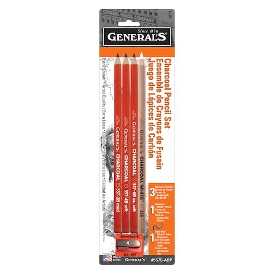 General&#x27;s&#xAE; Charcoal Pencil Set